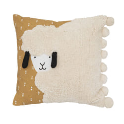 Coussin Enfant Mouton  Oasis  40x40cm Ivoire