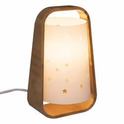 Lampes étoiles ajourées H27 blanc