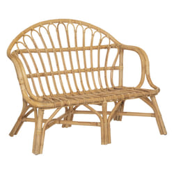 Banc enfant en rotin, beige
