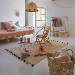 Fauteuil enfant "Léo" en rotin