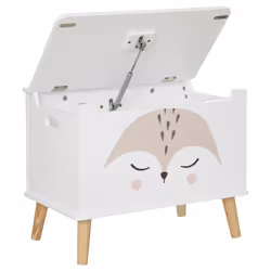 Coffre douceur "Renard" blanc