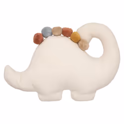 Coussin Déco Enfant  Dinosaure  40cm Ivoire