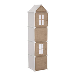 Rangement en colonne en jute