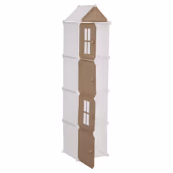 Rangement en colonne en jute