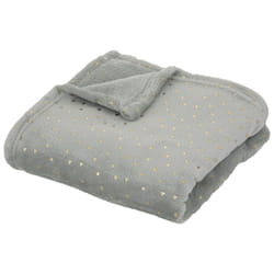 Plaid Flanelle Enfant  Berlingot  75x100cm Bleu