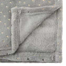 Plaid Flanelle Enfant  Berlingot  75x100cm Bleu