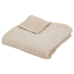 Plaid Flanelle Enfant  Berlingot  75x100cm Beige