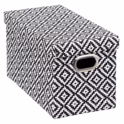 Boîte de Rangement Mix N Modul 15x31cm Noir & Blanc