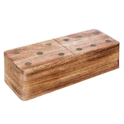 Jeu domino en manguier 16x6,5x5cm