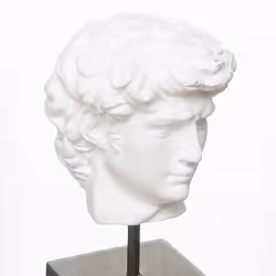 Cloche "Subli" david en résine H21cm