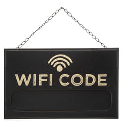 Mémo wifi Soul  35x22cm en ardoise noir