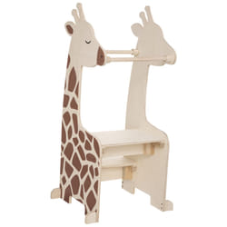 Tour d'observation enfant, girafe, beige