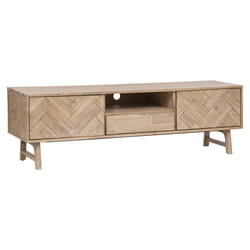 Meuble TV "Aeris" 2 places 1 tiroir beige