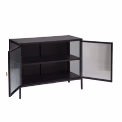 Buffet Aldir 2 portes en verre