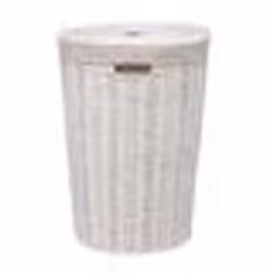 Panier à Linge Rond Costa 40L Blanc