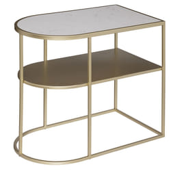 Table café Paige en marbre doré