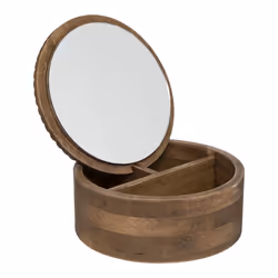 Boite à bijoux "Ali" marron en bois