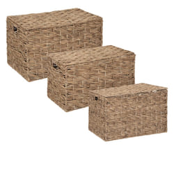 Malle jacinthe "Ori" Naturel x3 beige