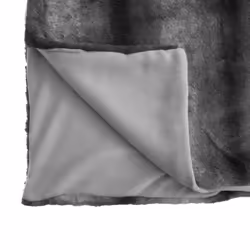 Plaid en fourrure "Grizzli" gris 180x230