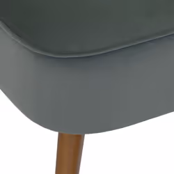 Fauteuil velours "Naova" P vert céladon en bois