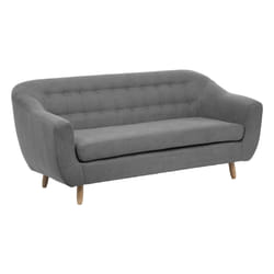 Canapé 3 Places Design  Rétro  184cm Gris