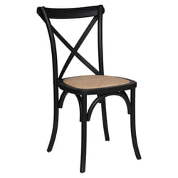 Chaise bistrot hêtre "Isak" noir
