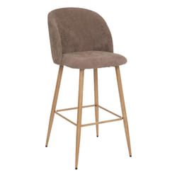 Chaise de bar "Celeste" imitation chêne taupe