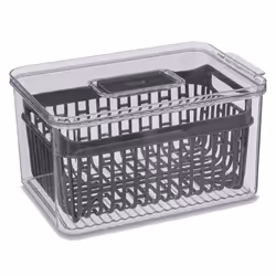 Boîte de Conservation Frigo Tidy 24cm Gris