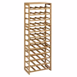 Porte-Bouteilles sur Rack - FIVE - Linha - 131cm - Beige - Naturel