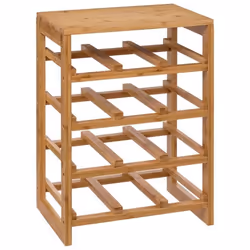 Rack à bouteille x 12 Linha en bambou - FIVE