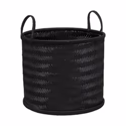 Panier Night noir en bambou x2