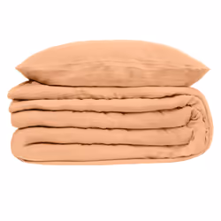 Parure double gaze de coton rose 240x220cm