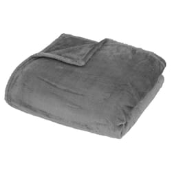 Plaid avec poche "Row" 150x200cm gris foncé