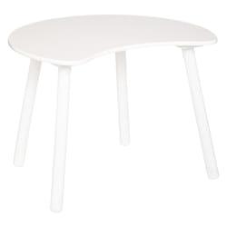 Table douceur "Lune" blanche
