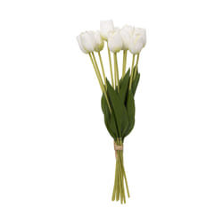 Bouquet de tulipes blanches H48cm