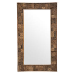 Miroir en bois Ori 70x115cm beige