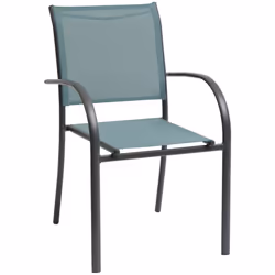 Description générale Le fauteuil de jardin empilable 'Piazza' de la marque Hespéride est un choix parfait pour votre espace e ...