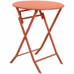 Description générale Profitez d'un petit coin repas au soleil grâce à cette table ronde Greensboro en coloris ambre de la mar ...
