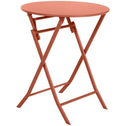 Table de jardin ronde Greensboro Ø 60 cm Ambre - Hespéride