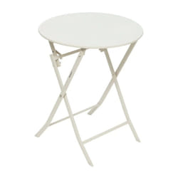 Hesperide - Table de jardin pliante ronde Greensboro argile 2 places - Hespéride