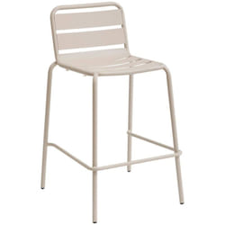 Hesperide - Chaise de bar empilable Phuket argile en acier traité époxy - Hespéride