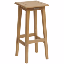 Créez un coin repas chaleureux sur votre terrasse ou dans votre jardin avec le lot de 2 tabourets hauts de jardin "TIWI" Hesp ...