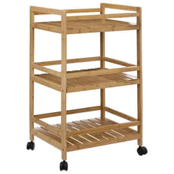 Desserte 3 Niveaux Bambou Linha II 80cm Naturel