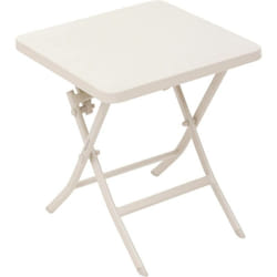 Hesperide - Table d appoint de jardin carrée Greensboro argile 40 x 40 cm en acier traité époxy - Hespéride