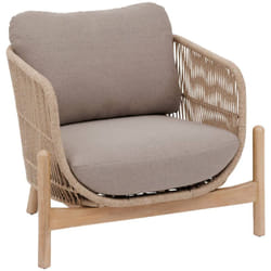 Hesperide - Fauteuil de salon de jardin Deona en acacia - Hespéride