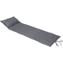 Hesperide - Coussin de chaise longue de jardin Adiya, motif végétal, 180 x 60 cm