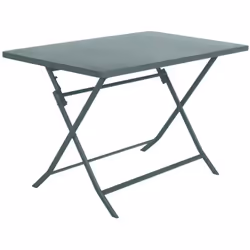 Hesperide - Table de jardin pliante rectangulaire Greensboro vert jade 4 places en acier traité époxy - Hespéride