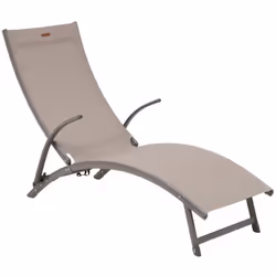 Profitez de moments de douceur en plein air en vous avec le transat "SAMBA" Hespéride. Une ALLURE moderne Les lignes courbes  ...