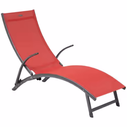Profitez de moments de douceur en plein air en vous avec le transat "SAMBA" Hespéride. Une ALLURE moderne Les lignes courbes  ...