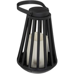 Atmosphera - Lanterne solaire extérieure Noir 14.5x21.5 cm